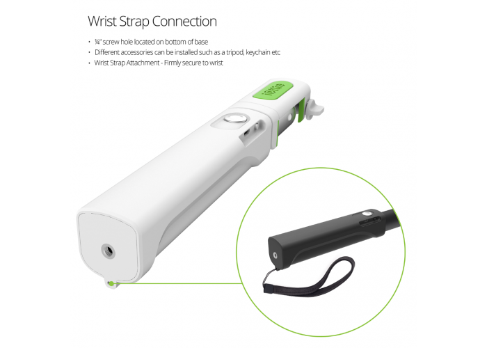 Монопод iOttie MiGo Selfie Stick, White for iPhones and Android Smartphones, GoPro HLMPIO110WH