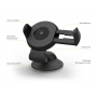 Автодержатель iOttie Easy Flex 3 Car Mount Holder Desk Stand for iPhones and Android Smartphones - Black HLCRIO108
