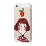 Чехол для iPhone 5/5s/SE Girl And Flowerpot