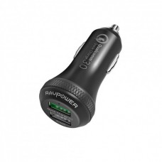 Автомобильное зарядное устройство RAVPower Qualcomm Quick Charge 3.0 36W Dual USB Car Charger RP-VC007