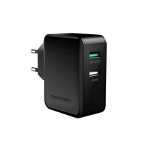 Зарядное устройство RAVPower USB Qualcomm Quick Charge 3.0 (4X Faster) 30W Dual USB Plug Wall Charger, Black RP-PC006BK