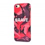Чехол для iPhone 5/5s/SE Ibasi & Coer Brave красный