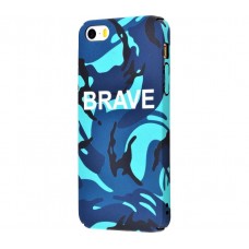 Чехол для iPhone 5/5s/SE Ibasi & Coer Brave голубой