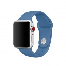 Силиконовый ремешок для Apple Watch 38/40/42/44мм Denim Blue