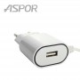 Зарядное устройство Aspor 2,4A USB LED
