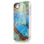 Чехол для iPhone 5/5s/SE ITSkins Phantom бабочка голубой