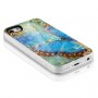Чехол для iPhone 5/5s/SE ITSkins Phantom бабочка голубой