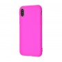 Чехол для iPhone X / Xs Matte ярко-розовый
