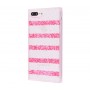 Чехол для iPhone 7 Plus/8 Plus Shine Line розовый