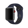 Силиконовый ремешок для Apple Watch 38/40/42/44мм Nike Sport Band Obsidian/Black