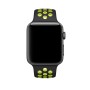 Силиконовый ремешок для Apple Watch 38/40/42/44мм Nike Sport Band Black/Volt