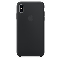 Силиконовый чехол Apple Silicone Case Black для iPhone Xs