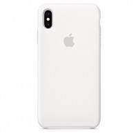 Силиконовый чехол Apple Silicone Case White для iPhone XS Max