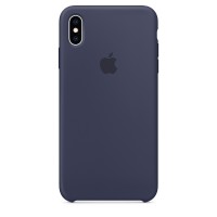 Силиконовый чехол Apple Silicone Case Midnight Blue для iPhone Xs