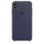 Силиконовый чехол Apple Silicone Case Midnight Blue для iPhone XS Max