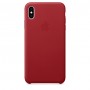 Apple Leather Case (PRODUCT)RED для iPhone XS