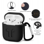 Силиконовый Soft touch чехол для AirPods Green (Зеленый)