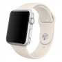 Силиконовый ремешок для Apple Watch 38/40/42/44мм Antique White (Молочно-белый)