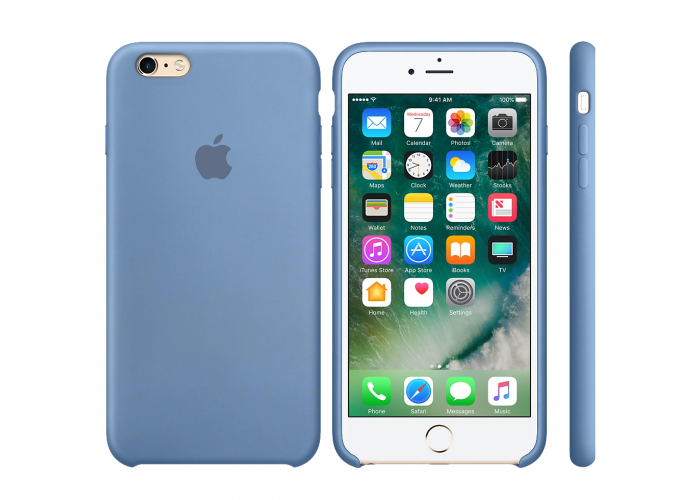 Силиконовый чехол Apple Silicone Case Navy Blue для iPhone 6 (копия)