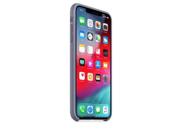 Силиконовый чехол Apple Silicone Case Lavender Gray для iPhone XS Max