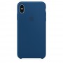 Силиконовый чехол Apple Silicone Case Blue Horizon для iPhone Xs OEM