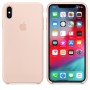 Силиконовый чехол Apple Silicone Case Pink Sand для iPhone Xs