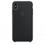 Силиконовый чехол Apple Silicone Case Black для iPhone Xs