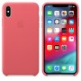 Apple Leather Case Peony Pink для iPhone XS Max
