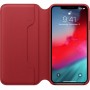 Чехол-книжка для iPhone XS Max Leather Folio Red (Красный)