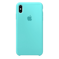 Силиконовый чехол Apple Silicone Case Sea Blue для iPhone XS Max