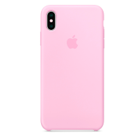 Силиконовый чехол Apple Silicone Case Pink для iPhone XS Max