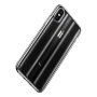 Розово - Прозрачный пластиковый чехол Baseus Aurora Case для iPhone Xs Max