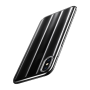 Розово - Прозрачный пластиковый чехол Baseus Aurora Case для iPhone Xs Max