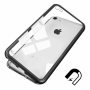 Чехол Shockproof Magnetic Metal Gorilla Tempered Glass Case Cover для iPhone 7/8 Черный