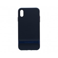 Чехол Rock Royce Series для iPhone Xr черно синий