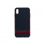 Чехол Rock Royce Series для iPhone Xr черно красный