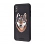 Чехол для iPhone Xs Max Savanna Siberian wolf