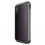 Противоударный чехол X-Doria Defense Lux Black Leather для iPhone XS Max