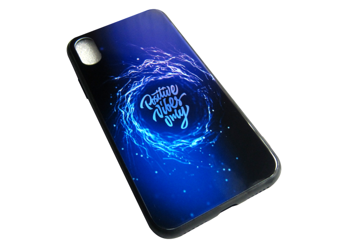 Чехол Glass Case для iPhone Positive vibes