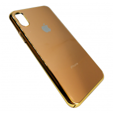Пластиковый чехол Fashion Case Golden ( Золотой ) для iPhone Xr