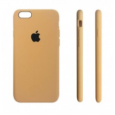 Силиконовый чехол Apple Silicone case Mustard Beige для iPhone 6 Plus /6s Plus (копия)