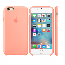 Силиконовый чехол Apple Silicone case Peach для iPhone 6 Plus /6s Plus (копия)