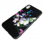 Чехол Glass Case для iPhone Flowers