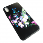 Чехол Glass Case для iPhone Flowers