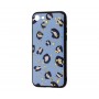 Чехол для iPhone 7 / 8 Leo Confetti "синий леопард"