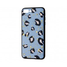 Чехол для iPhone 7 Plus / 8 Plus Leo Confetti "синий леопард"