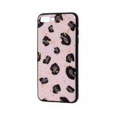 Чехол для iPhone 7 Plus / 8 Plus Leo Confetti "розовый леопард"