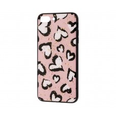 Чехол для iPhone 7 Plus / 8 Plus Leo Confetti "розовое сердце"