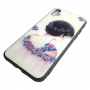 Чехол Glass Case для iPhone Flower Girl