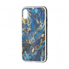 Чехол для iPhone X / Xs G-Case Amber синий